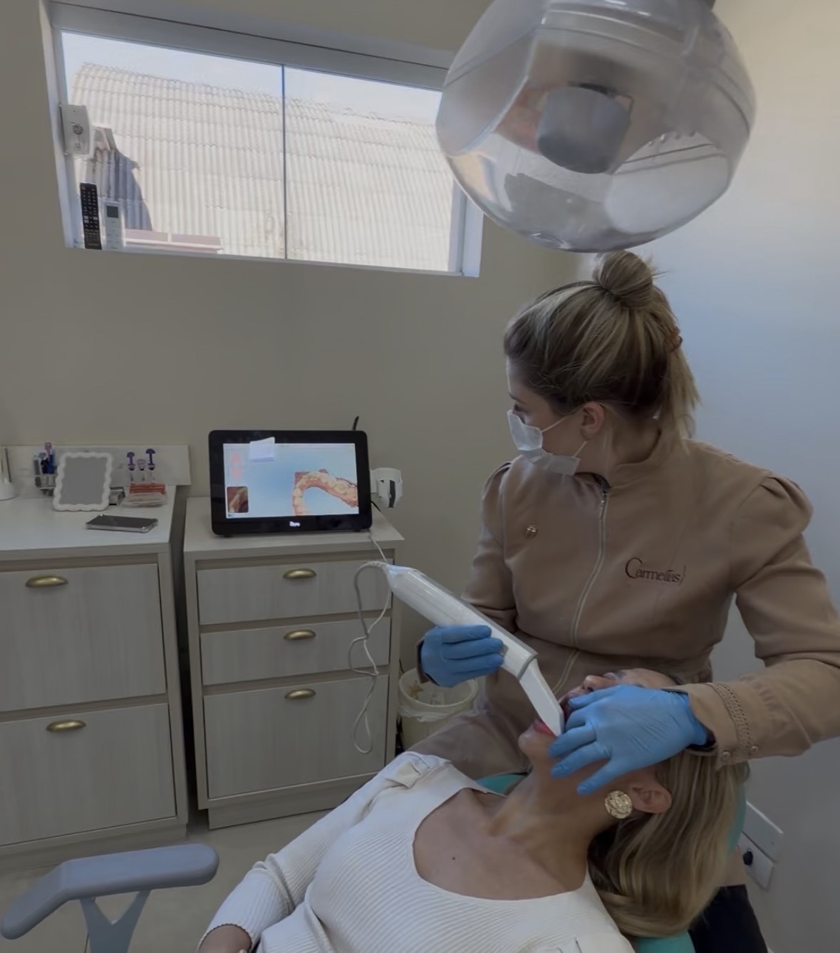 Escaneamento intraoral digital para planejamento do tratamento com Invisalign